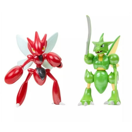 Jazwares - Pokemon Select - Evolution Pack (Scyther/Scizor)