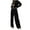 Black womens 2 piece sets, variant on clear 50% off Usmixi Womens Tracksuits Set 2 Piece Outfits for Women Fashion Comfy Gold Velvet Zipper Hooded Coat Drawstring Long Pants Ladies Casual Solid Sweatsuits Sets Lounge Sets