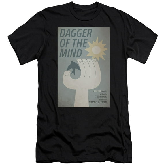 Star Trek Tos Episode 9 Adult 30/1 T-Shirt Black