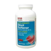 CVS Health Extra Strength Stool Softener Docusate Sodium Softgels 250 mg, 500 Count
