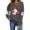 Dark Gray, variant on Sweatshirts for Women JIANLAI Spooky Season Cute Ghost Pumpkin Graphic Crewneck Sweatshirt, Fall Halloween Long Sleeve Pullover Top, Loose Casual Printed Sweatshirt