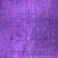 thumbnail image 1 of Ahgly Company Indoor Square Oriental Purple Industrial Area Rugs, 4' Square, 1 of 4