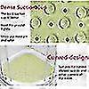 thumbnail image 3 of Er Mat Non-slip Bath Mat With Suct - 54 Cm Fan Sd Pvc Non-slip Mat, Anti-mould Er Mat Bath Mat With Draina Hole For Er Or Bat, 3 of 5