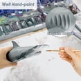 thumbnail image 5 of Mini Tudou Hammerhead Shark , 11.4’’ Realistic Sea Animal Shark Figurine,Life-like Ocean Creature Cognitive Figure, Bath Toy for Ages Group 3+ Kids, 5 of 7