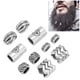thumbnail image 4 of Cuentas De Barba Vikinga, aleación De Joyería Para El Cabello 10 Piezas Para Barba Trenzada Para Teñir La Barba Para Colgante Para Cabello Trenzado, 4 of 7