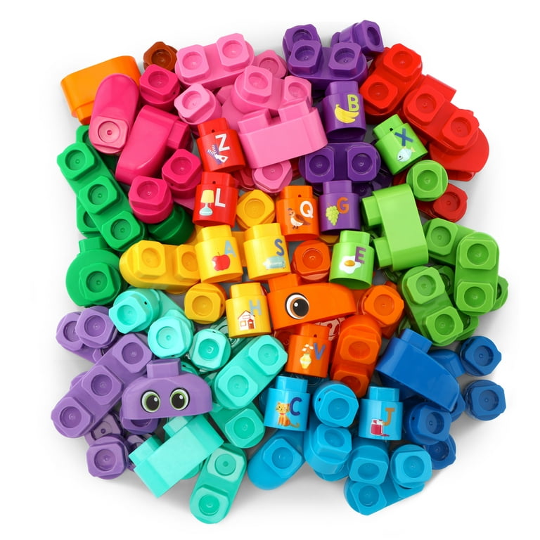 MassBricks Jumbo Plastic Building Blocks - 86 Pieces Giant