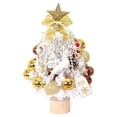 thumbnail image 1 of Small Flocked Christmas Tree with Lights Tabletop Artificial Pre-lit Xmas Tree, 1 of 6