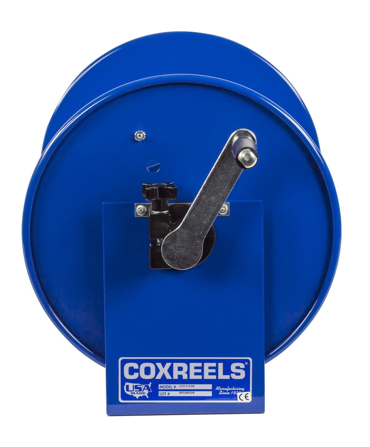 coxreels 112-3-150 compact hand crank hose reel, 4,000 psi, holds 3/8" x 150' length hose, hose not included