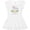 AA-White, variant on Inktastic I Am Fearfully and Wonderfully Made Cute Elephants Girls Baby Dress