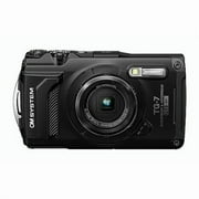 OM SYSTEM Tough TG-7 Digital Camera (Black) - PixiBytes Bonus Bundle