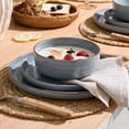 thumbnail image 5 of Famiware Meteor 12 Pieces Dinnerware Set, Bluish-Gray, 5 of 5