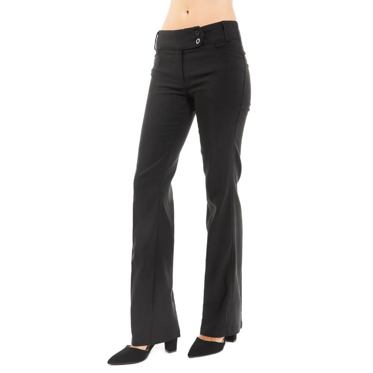 Womens Plus Size V-Front Boot Cut Pants - Pants & Leggings, Theatricals  D5107W