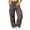 A Brown, variant on Pants Women Wide Leg Casual Elastic Waist Long Pants Women's Solid-Colored High-Waisted Wide-Leg Casual Sports Cargo Pants Full Length Pants Beige Xl