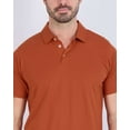 thumbnail image 4 of Real Essentials 3 Pack: Men's Casual Jersey Cotton Short Sleeve Quick Dry Breathable Polo Shirt - (Available in Big & Tall), 4 of 7