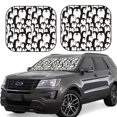 thumbnail image 1 of Saiise Cartoon Penguin for Foldable Car Sun Shades (2-Pack) Offer Sun Protection with an Easy-fold Design for Convenient Windshield Shading-Medium, 1 of 6