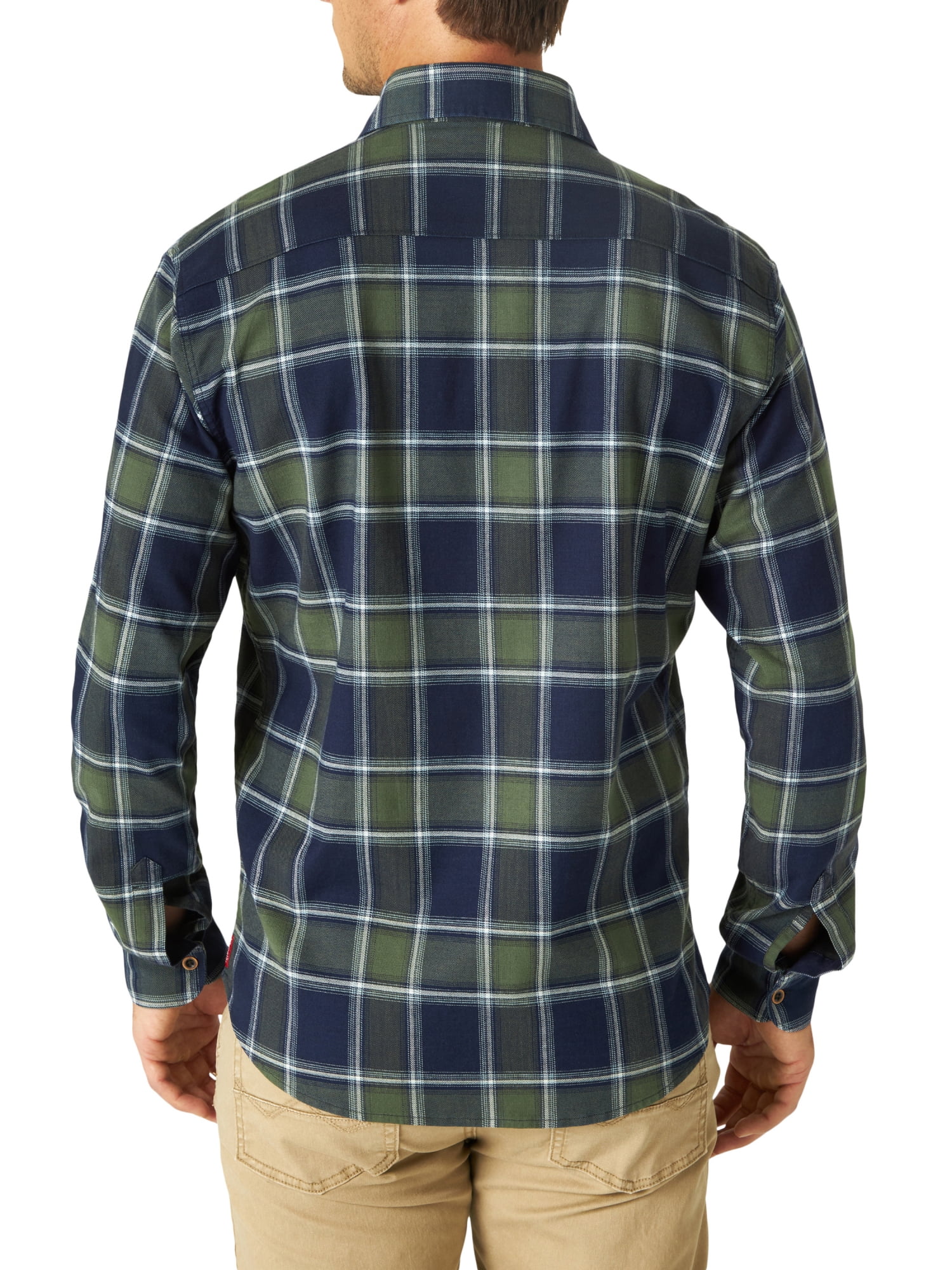 Wrangler Men's Premium Slim Fit Plaid Shirt