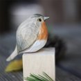 thumbnail image 3 of Adornos de pájaros de madera tallada, pintados en tilo, decorativos, para interiores y exteriores, manualidades, regalos navideños., 3 of 11