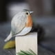 thumbnail image 3 of Decoración del hogar, adornos de pájaros de madera tallados, adornos artesanales, adornos de pájaros de madera, parte superior de la línea, 3 of 8