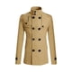 thumbnail image 5 of Abrigo de invierno para hombres Inspire Chic, abrigo de doble botonadura con cuello alto, color caqui, talla M, 5 of 7