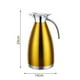 thumbnail image 2 of Botella Térmica De Acero Inoxidable Para Café, Té, Jarra, 2L, Doble Pared, Termos Aislados Al Vacío, Termo De Viaje, Jarra, Tetera, Tetera Methold HA022901-00, 2 of 7