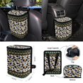 thumbnail image 4 of FOR U DESIGNS Cow Sunflower Aztec Print Car Accessories Full Set of 15 Car Seat Covers Steering Wheel Cover Air Vent Storage Holder Seatbelt Strap Pad Cup Coasters Rear View Mirror Cover Keychain, 4 of 7