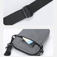 thumbnail image 4 of Hfnxid Small Messenger Bag for Men Work Crossbody Shoulder Bags Crossover Purses and Handbags Solid Color Mini Cross Body Satchel Bag, 4 of 10