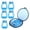 Clear Blue 6pcs, variant on Jnismy 6Pcs Anti-Snore Clips with Storage Box, Reusable Silicone Magnetic Device for Easy Breathing, Mini Anti-Snoring Solution