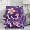 thumbnail image 2 of Kuiaobaty Polynesian Frangipani Recliner Chair Cover for Large Recliner Easy Installation Reclining Sofa Slipcover Breathable Reclining Slipcover with Pocket for Pets Kids, 2 of 8