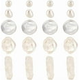 thumbnail image 1 of 20 cuentas sueltas de perlas de agua dulce cultivadas irregulares de estilo barroco natural Keshi de 5 estilos, 1 of 6