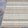thumbnail image 4 of Couristan 2.25' x 11.75' Brown Striped Rectangular Area Runner, 4 of 6