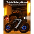 thumbnail image 4 of ActBest Electric Bike, 16"x4.0" Fat Tire Ebikes for Adults, 750W Peak 25 MPH Electric Mountain Bike, 48V 10.4 AH Battery, 7-Speed E-Bike with Free Lock, 4 of 5