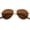 Gold/Brown, variant on Retro Trendy Aviator Sunglasses for Women Men, 70s 80s UV400 Shades AP3788
