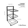 thumbnail image 4 of Estante Organizador Para Ollas y Sartenes Cocina 3 Repisas negro 1, 4 of 7