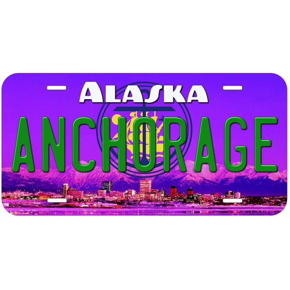 Anchorage AK TAG02 Novelty Car Auto License Plate