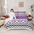thumbnail image 4 of Manfei Bohemian Aztec Full Size Comforter Sets 3-Piece for Teens Boys Girls,Polka Dots Bedding Comforter Set,Hippie Tribal Lightweight Bedding Sets,Ultra Soft Home Decor,Reversible, 4 of 8