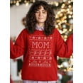 thumbnail image 4 of Tstars Women's Funny Christmas Sweatshirt Gift for Mom, Holiday Humor Xmas Party Shirt, 4 of 7
