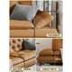 thumbnail image 4 of Art sofa, living room, simple modern Italian style, light luxury, wide armrests, adjustable dual purpose, straight row sofa My Lux Decor Round, 4 of 13