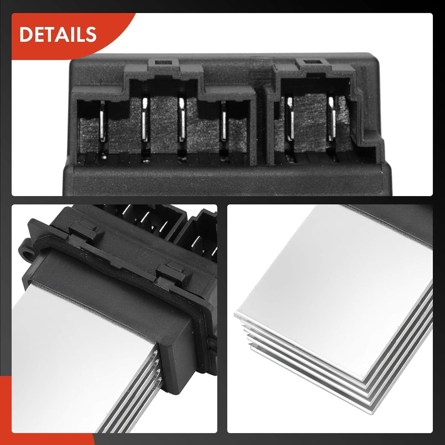 A-Premium HVAC A/C Blower Motor Resistor Replacement for Town Country Voyager 2001-2005 Dodge Grand Caravan Dodge Caravan Automatic Temperature Control