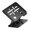 Black, variant on Adjustable Laptop Stand for Desk, Foldable Two-Hinge Lift with Rotating Base, Ventilated Metal Support Up to 17.3 In