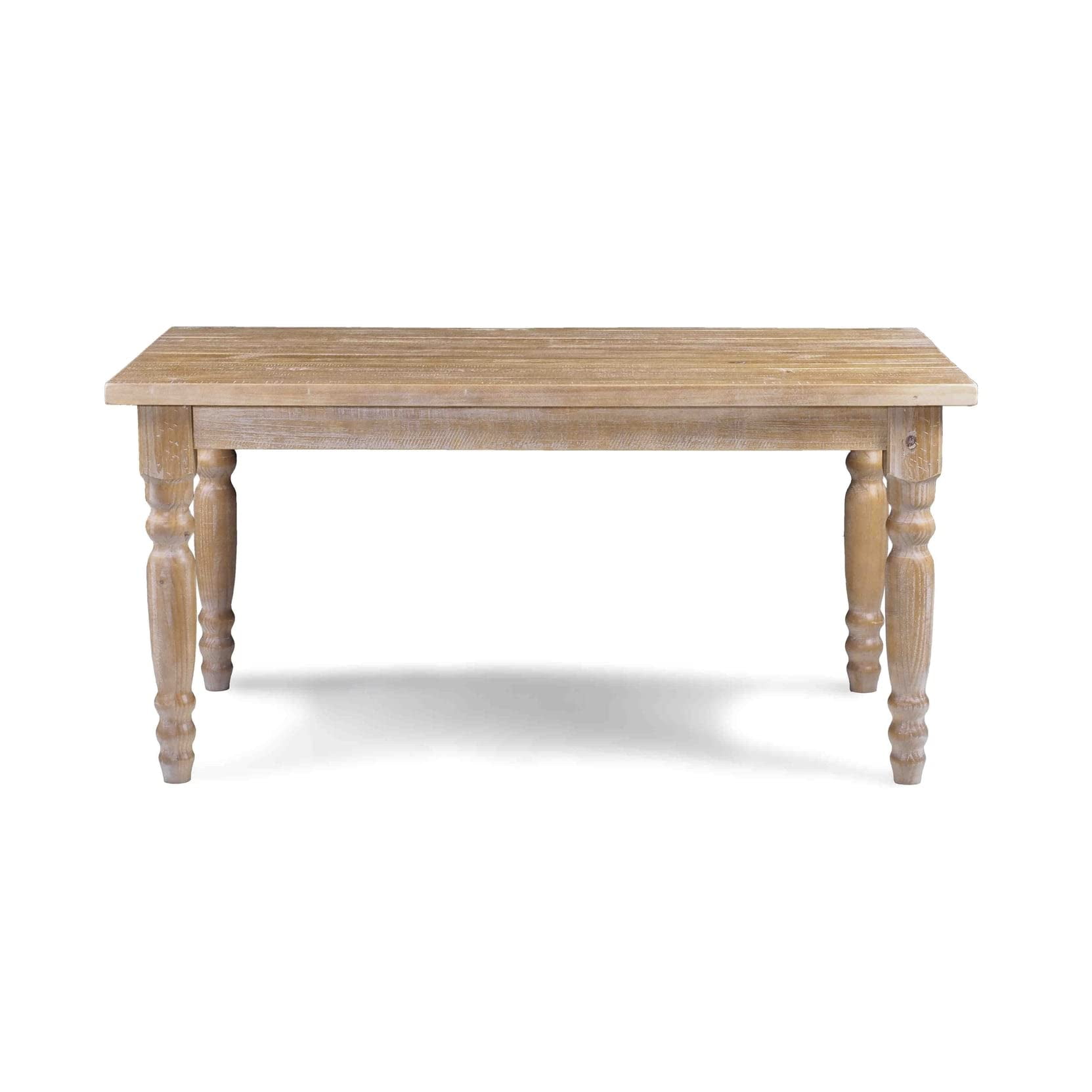 Grain Wood Furniture Valerie Original Solid Wood 63" Dining Table, Driftwood