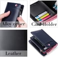 thumbnail image 5 of WILLIAMPOLO Men Wallets Genuine Leather Slim Wallet Mens Short Money Clips Small Coin Pocket Bifold Credit Card Holder Thin Purse with ID Window, 5 of 10