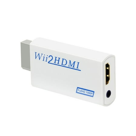 Simyoung Wii to HDMI Wii 2 HDMI Full HD Portable Converter Adapter 3.5mm Audio Out