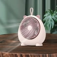 thumbnail image 6 of Needhep Small Quiet Office Fan,Portable Travel Fan, Bedside Table Fan, Cordless Fans, Pedestal Fan With Remote (Pink), 6 of 8
