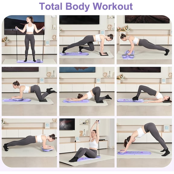 Pilates Reformer Board - Multifunctional Fitness Equipment for Home Workouts