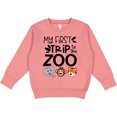 thumbnail image 2 of Inktastic My First Trip to the Zoo Cute Animals Toddler Sweatshirt, 2 of 4