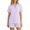 Purple, variant on Yuncity Womens Pajama Set Cotton 2 Piece Summer Short Sleeve Button Up Top With Shorts Pjs Sleepwear Loungewear Nightwear,Size M-2Xl Purple