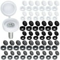 thumbnail image 2 of 900pcs Hinged Screw Cover Caps Plastic Screw Head Snap Cover Reusable Screw Head Protection Flip Top Set Waterproof Self-Tapping Screw Cover Kit for Furniture Door, 2 of 11