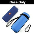 thumbnail image 4 of Case for JBL Flip 5/ Flip 4 6 3 Splash Proof Bluetooth Portable Stereo Speaker, Hard Carrying Travel Organizer Box Fits USB Cable - Blue, 4 of 6