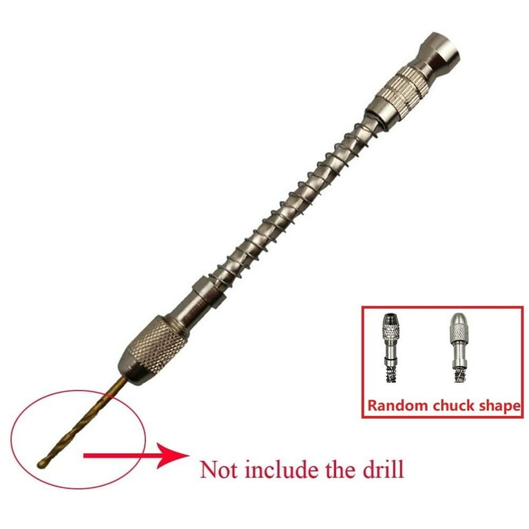 Aluminum Semi Automatic Mini Micro Manual Hand Chuck Twsit Drill Bit 0.5 3.2mm Walmart