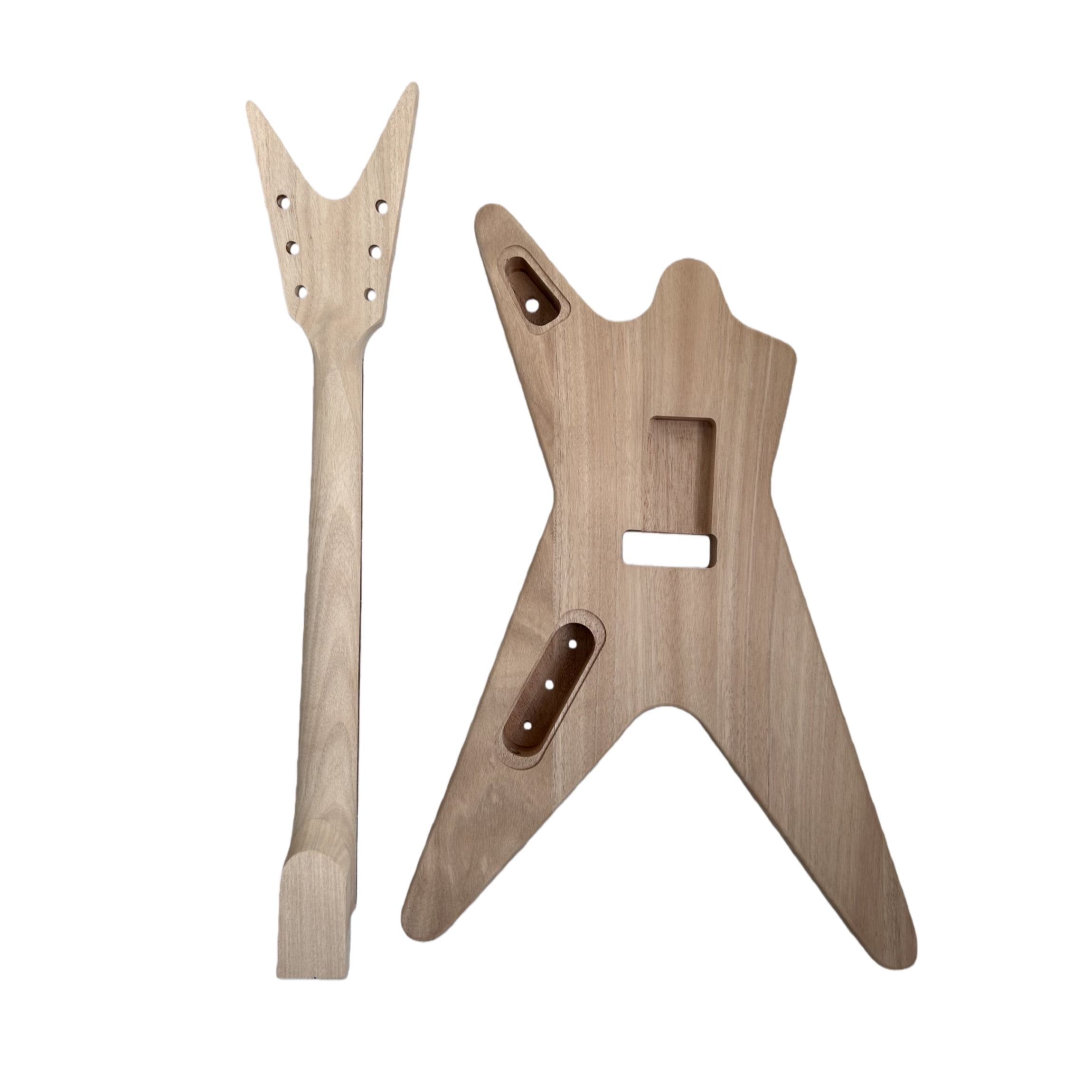 DIY Electric Guitar Kit  ML-Style Mahogany Body Rosewood Fretboard Maverick